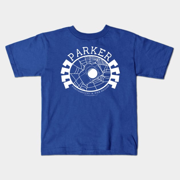 Parker Photography and Web Design Kids T-Shirt by Awesome AG Designs